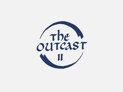 9 The Outcast typography write