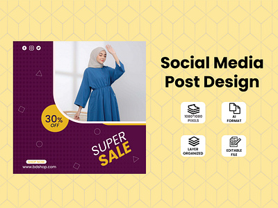 Fashion Social Media Post Design design graphic design illustration post design social social media post design