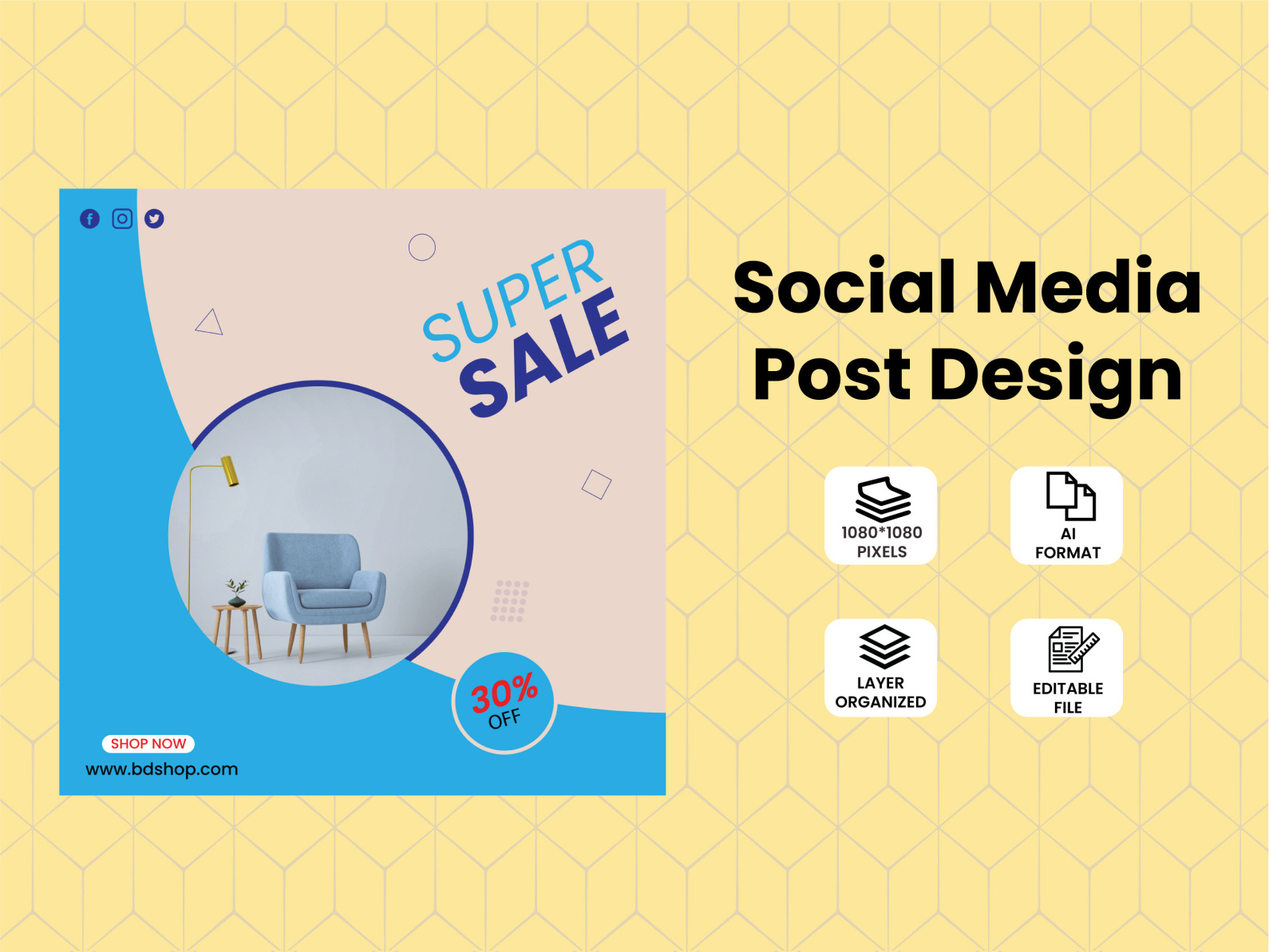 Sale Social Media Post Design by Rahim Huseen Rabbi on Dribbble