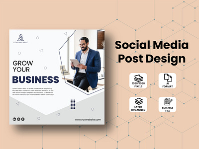 Business Social Media Post Design branding design graphic design illustration post design social social media post design