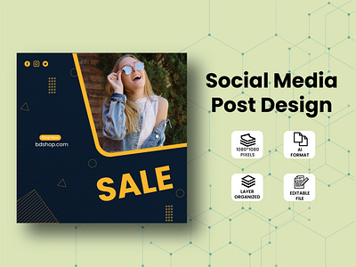 Fashion Social Media Post Design branding design graphic design illustration logo post design social social media post design