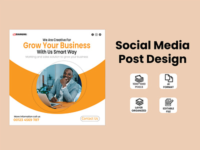 Business Social Media Post Design branding design graphic design illustration post design social social media post design