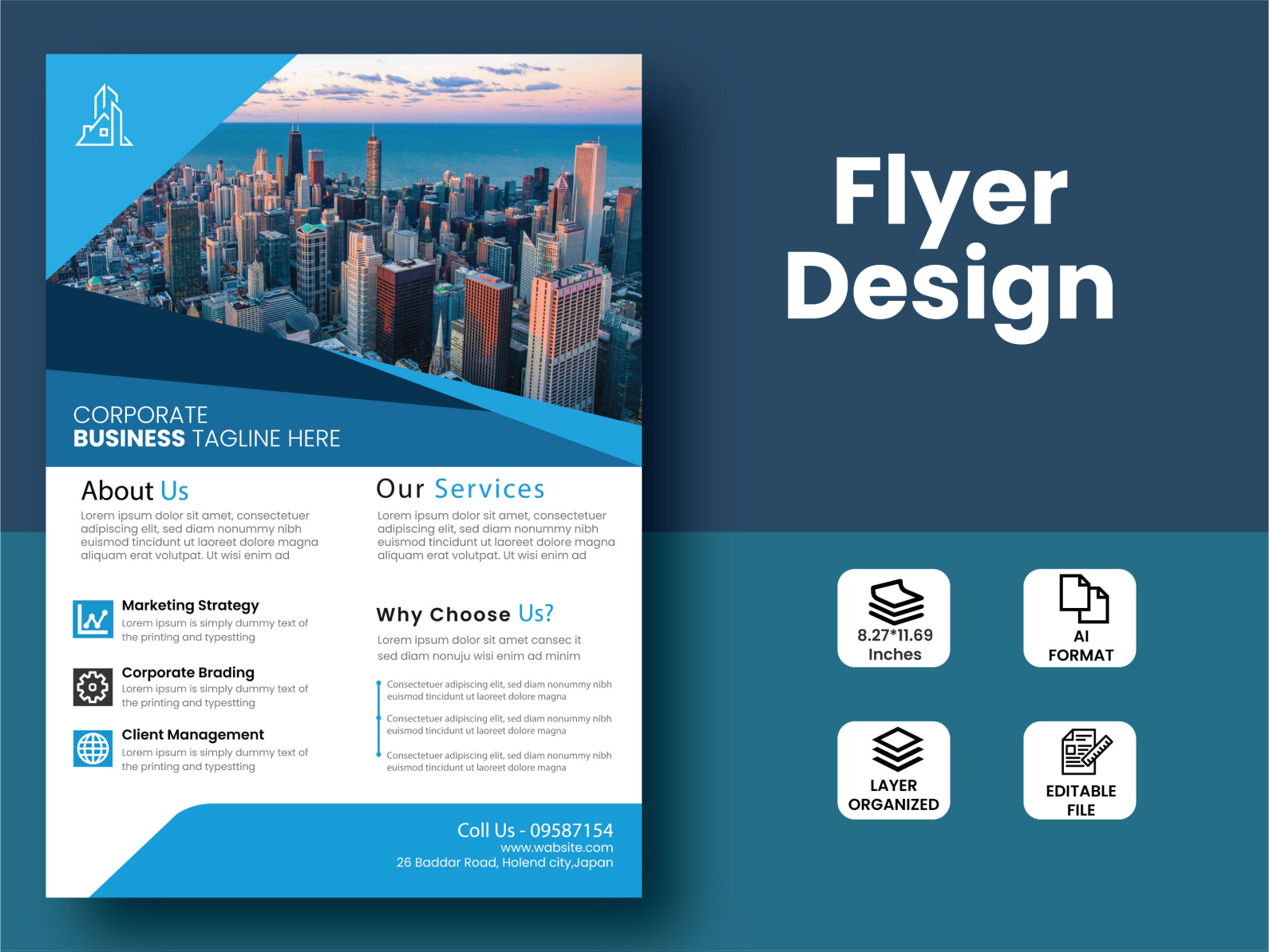 Corporet Flyer Design by Rahim Huseen Rabbi on Dribbble