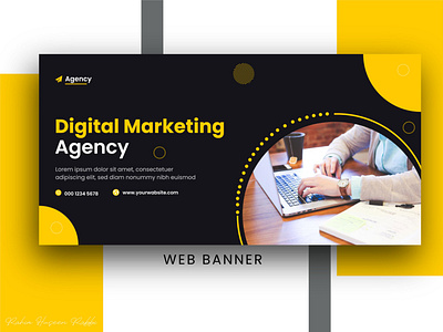 Corporate Web Banner Design adds graphic design post design social media post design web banner