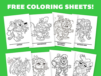 TMNT Coloring Sheets