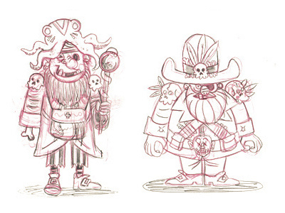 Sea Sick Sketches character class dr pirates rough share sketch skill voodoo