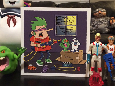 Yestercon X Ghostbusters 80s design ghostbusters illustration retro toys