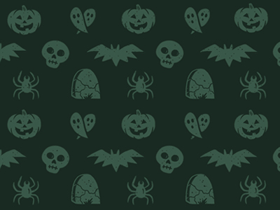 Spooky Pattern by Cole Roberts on Dribbble
