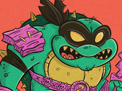 Slash illustration ipad pro slash teenage mutant ninja turtles tmnt