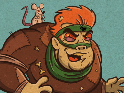 Rat King illustration ipad pro rat king rats teenage mutant ninja turtles tmnt