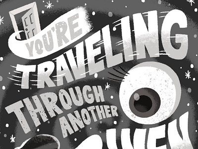 The Twilight Zone handlettering illustration ipadpro lettering procreate twilight zone