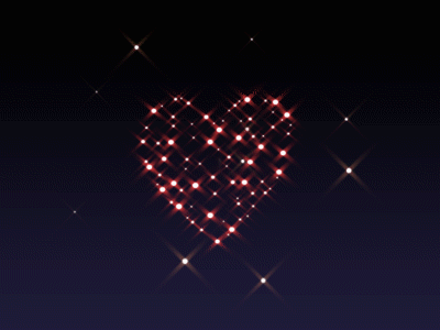 Fireworks Heart by jennie0409 on Dribbble