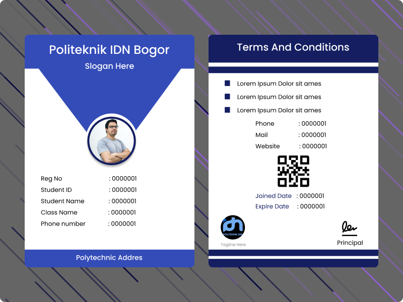 Student Card IDN by MeSmile on Dribbble