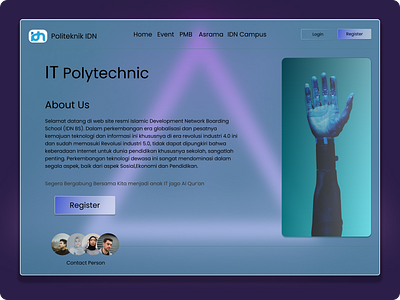 Website Polytechic IDN