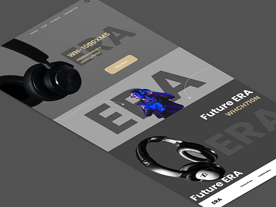 ERA Headphone branding design figma graphic design illustration logo mobile simple ui ux