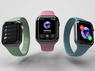 Apple smart watch UI