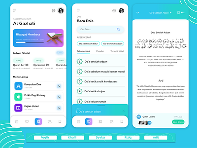 Muslim APP - UI Design ui