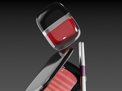 3D Still Image: Marc Jacobs Inspired 3d 3d modeling blender design graphic design