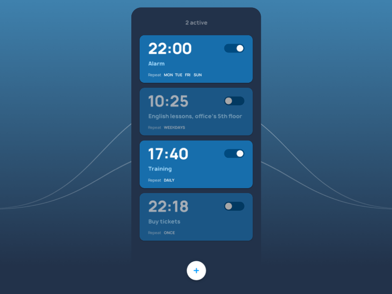 Alarm Clock alarm clock android animation app animation clock design ios mikatto ui ux