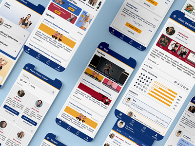 Sport Club Application UX/UI Case Study