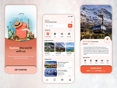 Travel Agencies Application Design app design design figma design graphic design ui ui design ux design