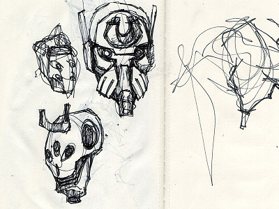 Mech sketches drawing face head illustration mech mecha page robot rough sketch sketches soldier