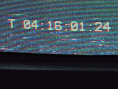 T 04:16:01:24 danger grain retro scan lines tv vhs video vintage