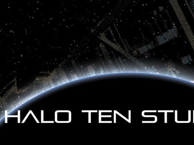 Halo Ten Studios business card business card music studio