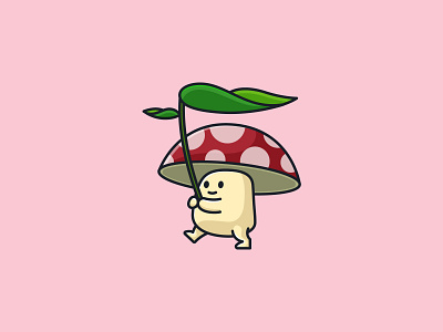 Cute Mushroom art character character design cute design funny icon iconography illustration kawaii logo mascot vector