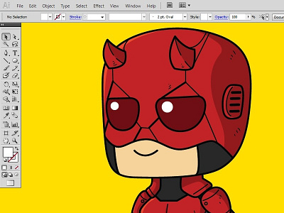 Daredevil character daredevil design illustration vector