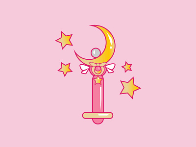 Moon Stick adobe illustrator design graphic design illustration logo