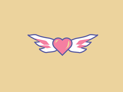 Angel's Heart 2d adobe illustrator icon illustration