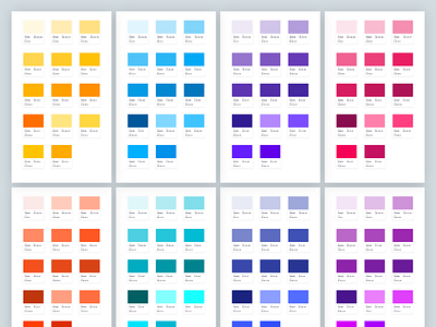 Material Design Color Kit app art clean color color palette colors design flat google identity kit material material design ui kit minimal mobile ui ux vector web website