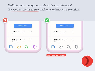 Try keeping colors to two #Designtips adobe xd app branding clean color palette design education flat google icon identity kit logo material minimal mobile tip ui ux web