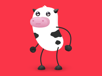 Imakow affinity animal character design cow