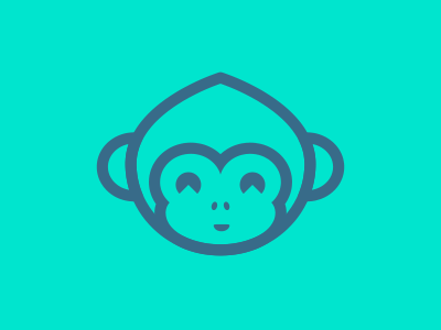 Ape Color Test affinity ape children cute icon illustration kids logo monkey