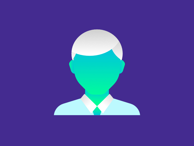Telefónica Icons Series 1 - Guy medal illustration icon affinity designer