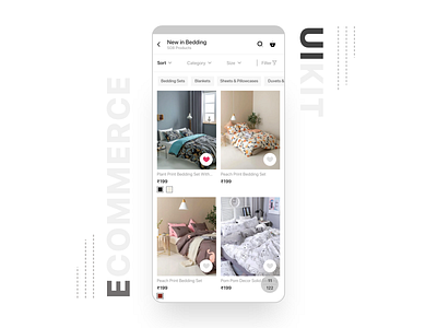 Ecommerce UI KIT, Product in grid view