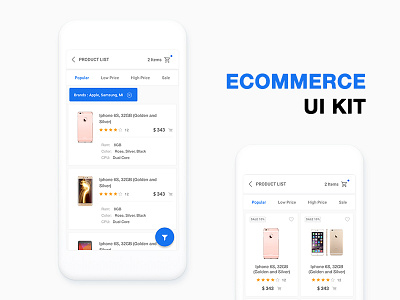 Ecommerce Ui Kit by WSDesign.in