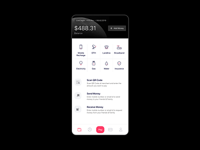Blu Payment Android app with firebase backend app template ecommerce ewallet firebase mobile recharge online payment pay merchant payment payment gateway received money send money transfer money uikit uiux wallet