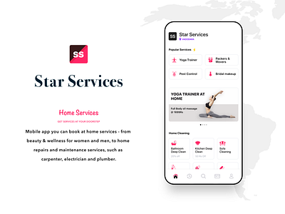 Star Services, home services mobile app uiux & Development