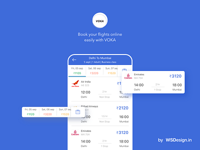 Flight booking android app uikit, supported in android studio