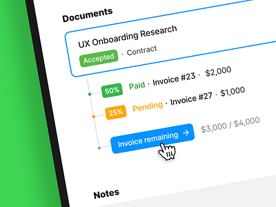 Smart Invoicing for Projects