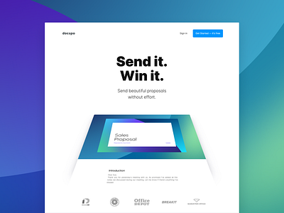 Docspo - All new landing page