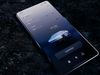 Tesla Cybertruck · App concept