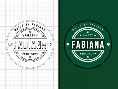 Fabiana Logo 3d animation app art flat graphic design icon illustration illustrator logo logo design minimal mobile type typography ui ux vector web website