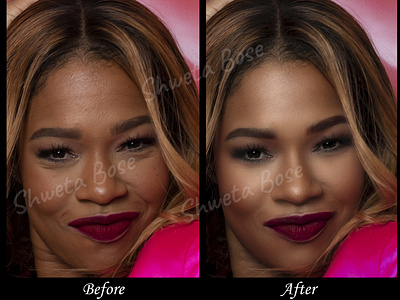 Hi-End Skin Retouching (Before/After) adobe photoshop graphic design retouch retouching