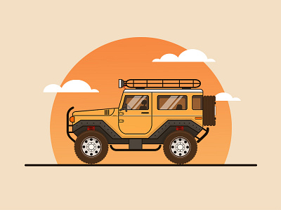 All Road Car illustration car car illustration design graphic design illustration ilustrator jeep logo