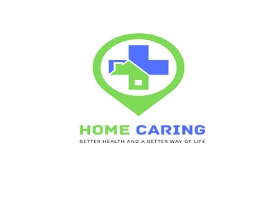 Health Caring Logo banner banner design branding business banner design digital marketing graphic design health health logo home health logo logo design marketing