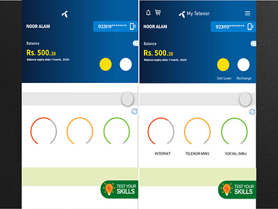 MY TELENOR APP DESIGN